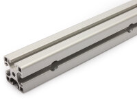 Aluminum profile 40x40L I-type slot 8 (light) - 400mm cross frame, incl. CNC processing for mounting front axle