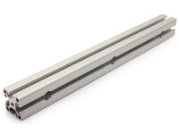 Aluminum profile 40x40L I-type slot 8 (light) - 400mm cross frame, incl. CNC processing for mounting front axle
